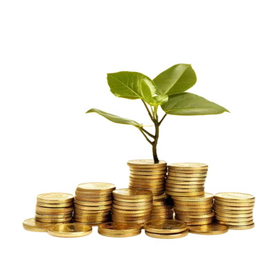 vecteezy ai generated plant in gold coins depicting business growth 41936940