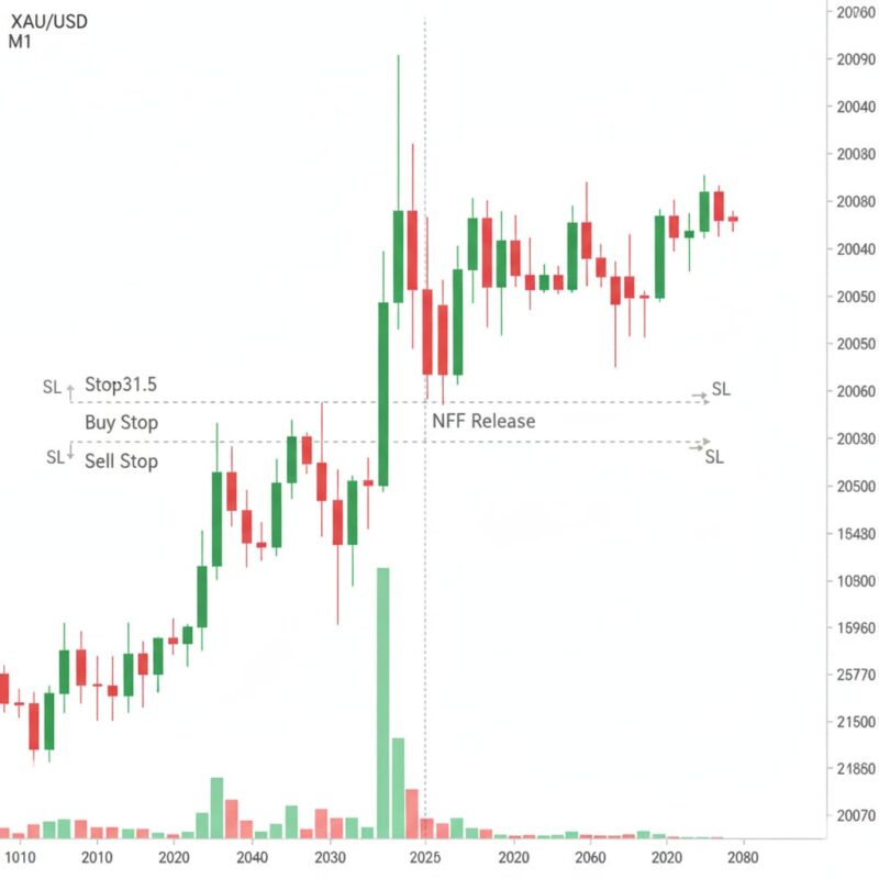 استراتژی خبری روی طلا (NFP, CPI, FOMC)