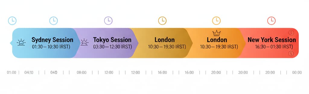 سشن ها در فارکس